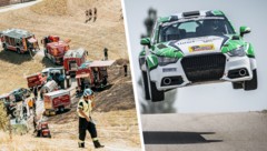 In Tragwein brannte es – das befeuerte die Kritik an der Mühlstein Rallye.