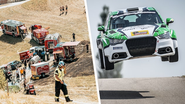In Tragwein brannte es – das befeuerte die Kritik an der Mühlstein Rallye.