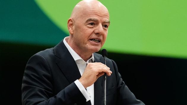 Der kritisierte FIFA-Präsident Gianni Infantino