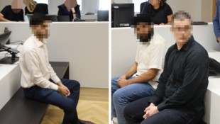 Die drei Angeklagten (20, 21 und 23) liefern Geständnisse ab.