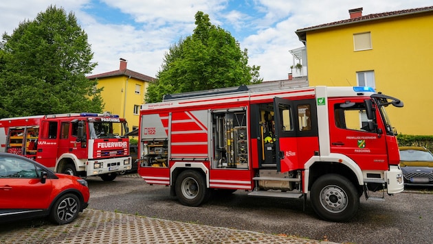 Zwei Feuerwehren standen im Einsatz.