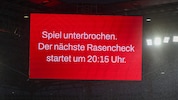 Zwei Stunden wurde das Spiel zwischen Salzburg und Pafos unterbrochen.