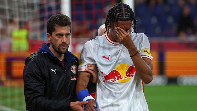 Enrique Aguilar musste in der Schlussphase verletzt raus.