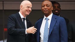 FIFA-Boss Gianni Infantino und CAF-Präsident Patrice Motsepe 