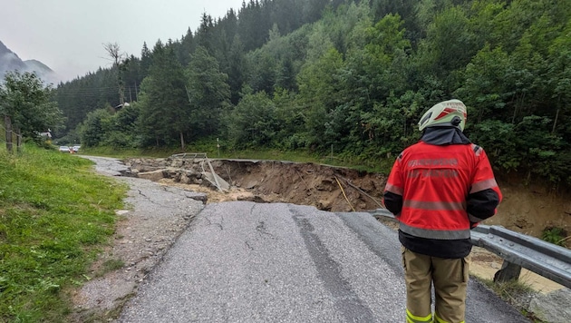 Hochwasser im Kötschachtal