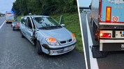Im Zuge des Überholvorgangs kam es zum Zusammenstoß.