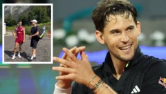 Dominic Thiem stattete der Mannschaft von RB Leipzig einen Besuch ab.