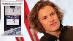 Lucas Pinheiro Braathen freut sich über ein besonderes Video. 