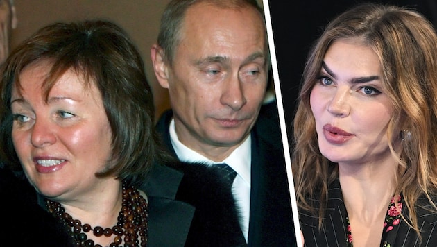 Wladimir Putin mit Ex-Frau Ljudmila. Seit 2008 soll er mit der Ex-Turnerin Alina Kabajewa liiert ...