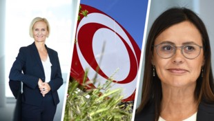 ORF-Direktorin für Finanzen Silvia Lieb (links) und Tirol Landesdirektorin Esther Mitterstieler
