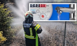 Wasser sparen schützt nicht nur die Trinkwasserversorgung. Auch ausreichend Löschwasser für ...