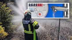 Wasser sparen schützt nicht nur die Trinkwasserversorgung. Auch ausreichend Löschwasser für ...