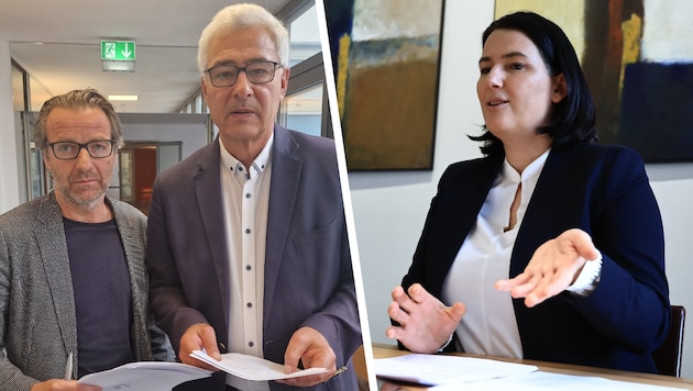 Peter Wachter (links) und sein Anwalt Stephan Rainer gehen gegen den Rauswurf vor Gericht vor. ...