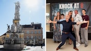Familie Fraisl mit „Oppenheimer-Star“ Will Roberts.  Roberts ist fasziniert von der Badener ...