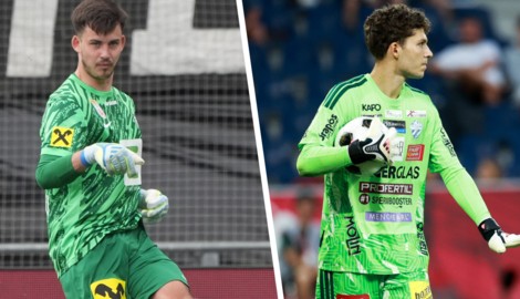 Daniil Khudyakov und Ármin Pécsi – wird am Ende der Tormann des SK Sturm oder jener von TSV ...