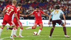 Gegen Aston Villa wurden die Bayern in der Vorbereitung erstmals ordentlich herausgefordert. 