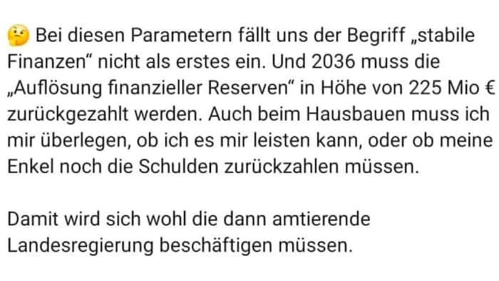 Auszug aus dem Posting von Direktor Wenk.