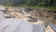 Die Unwetter wüteten auch in Bad Gastein.