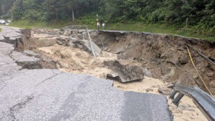 Die Unwetter wüteten auch in Bad Gastein.