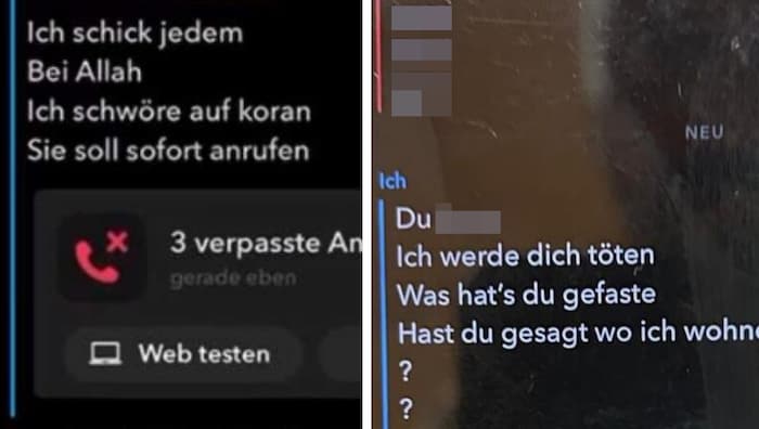 Besonders nachdem die 14-Jährige Anzeige erstattete bombardierte der Bursche sie und ihre ...