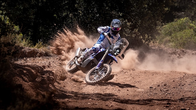 Tobias Ebster auf seiner neuen ZXMoto-Maschine.
