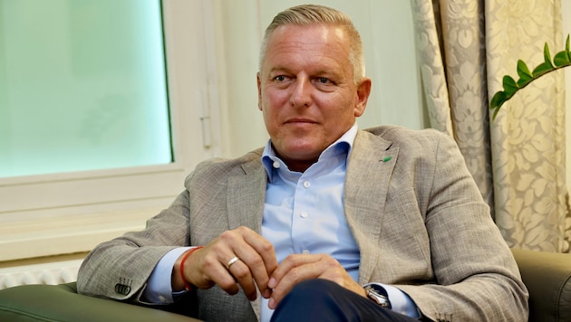 Mario Kunasek ist seit gut eineinhalb Jahren Landeshauptmann der Steiermark. Von 2017 bis 2019 ...