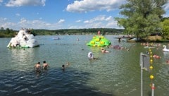 Der Badesee Königsdorf bietet Familien ein breites Angebot.