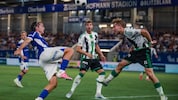 Viel Athletik, aber nur einen Sieger hat’s beim Duell von Blau-Weiß Linz und Wacker Innsbruck ...