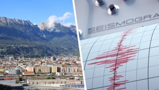 Im Großraum Innsbruck wackelten am Samstagmorgen die Wände.