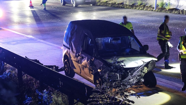 Das Fahrzeug wurde erheblich beschädigt.