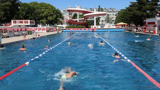 Das Ottakringer Kongreßbad ist eines von vier städtischen Bädern in Wien, in denen weiterhin ...