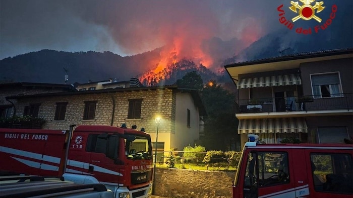 Firefighters have been on the scene since late Friday evening.