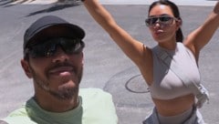 Pause in der Formel 1, Vollgas in der Liebe: Lewis Hamilton und Kim Kardashian genießen ihr ...