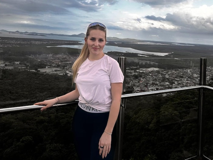 Elina Stary urlaubte in Brasilien bei einer guten Freundin.