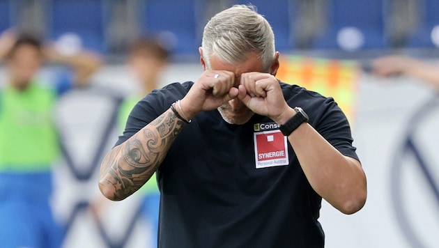 St. Pöltens Coach Cem Sekerlioglu macht die Tor-Flaute zu schaffen.