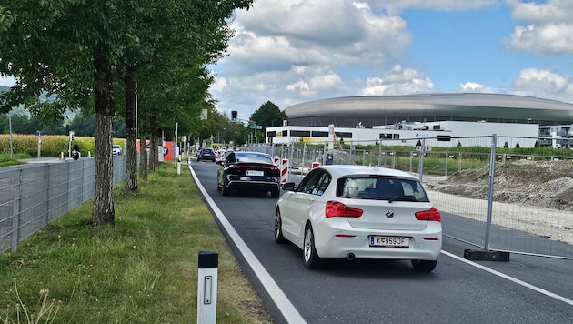 Am stark befahrenen Südring wird derzeit gebaut ordentlich gebaut.