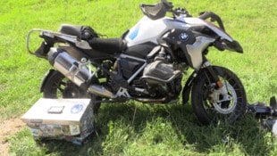 Das Motorrad wurde erheblich beschädigt.