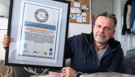 Mirko Mazzucco ist leidenschaftlicher Sammler von Geldscheinen.