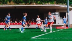 Katja Wienerroither (re.) traf zum 1:0 für Salzburg.