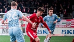 Weil Christoph Wengler (hier noch bei Steyr) sich am Knie verletzte, wurde das Match Anfang ...