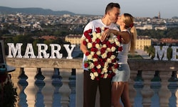 Im Herbst 2023 machte Haris Tabakovic seiner Sabrina in Wien einen Heiratsantrag.