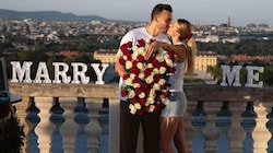 Im Herbst 2023 machte Haris Tabakovic seiner Sabrina in Wien einen Heiratsantrag.