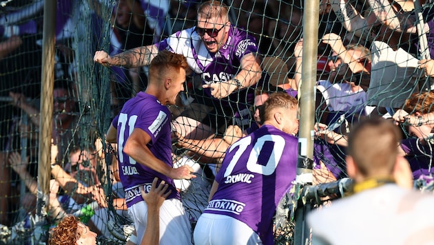Große Freude bei Austria Salzburg!