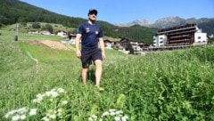 Fabio Gstrein zuhause in Sölden.