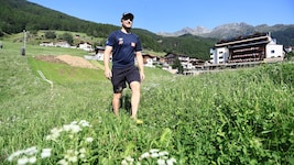 Fabio Gstrein zuhause in Sölden.