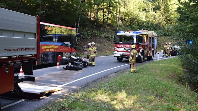 Die Freiwillige Feuerwehr Abtenau kümmerte sich um die Aufräumarbeiten.