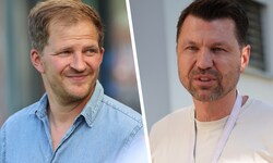 Rieds Sportvorstand Wolfgang Fiala und Rapids Sportchef Markus Katzer