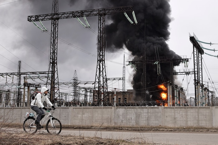 Archivbild aus dem Jahr 2024: Die russische Armee hat stets die ukrainische Energieversorgung im ...