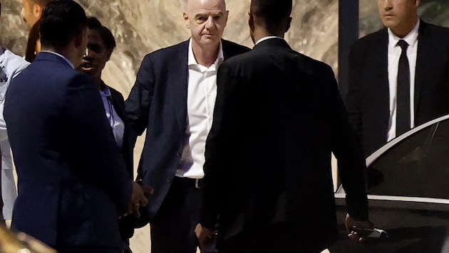 Gianni Infantino fühlt sich auch in Marokko wohl.