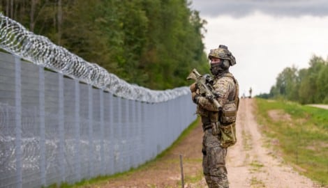 Schon in den vergangenen Wochen waren geheime Unterführungen unter der Grenze zwischen Belarus ...